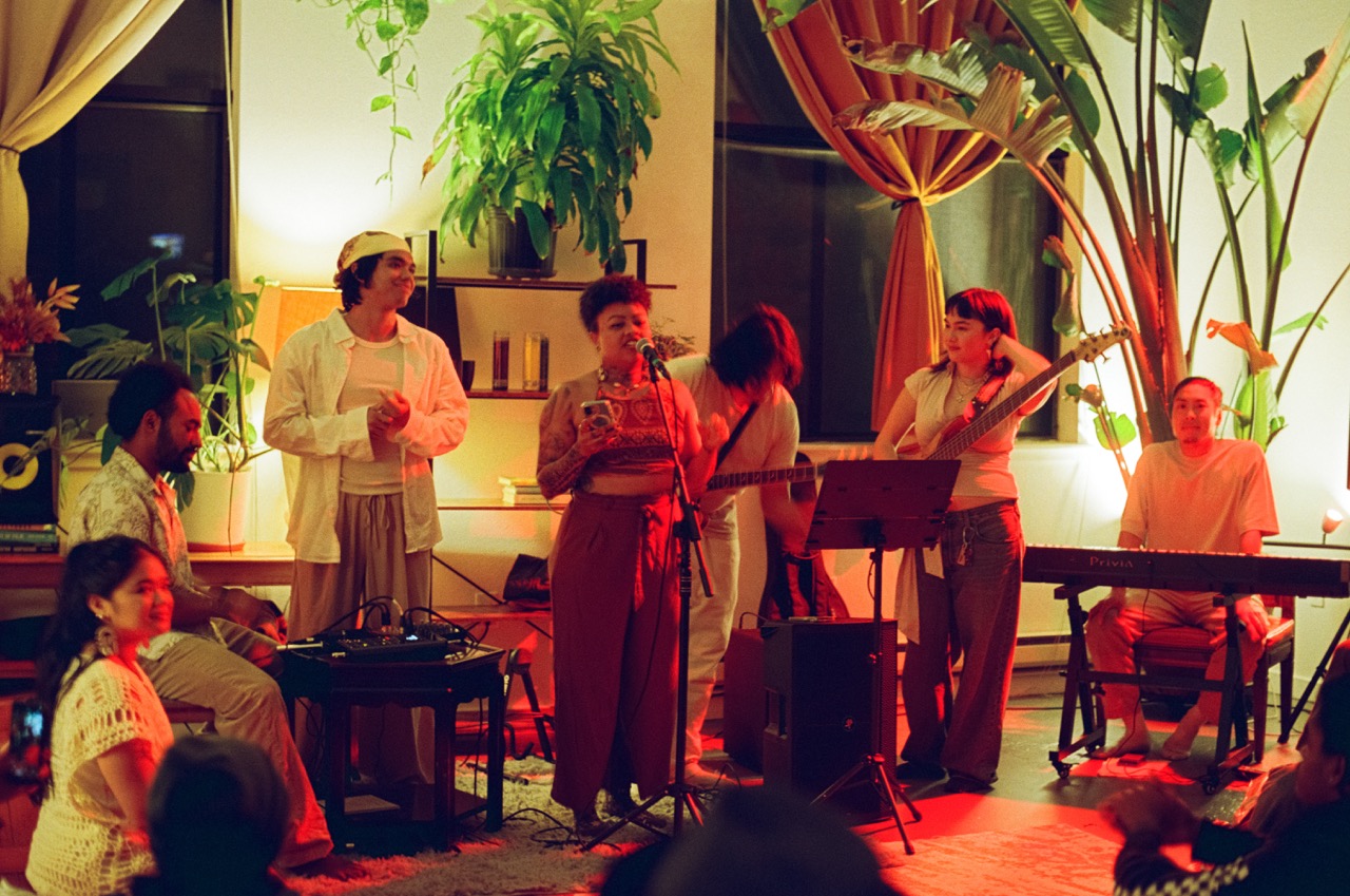 Performers in the space
